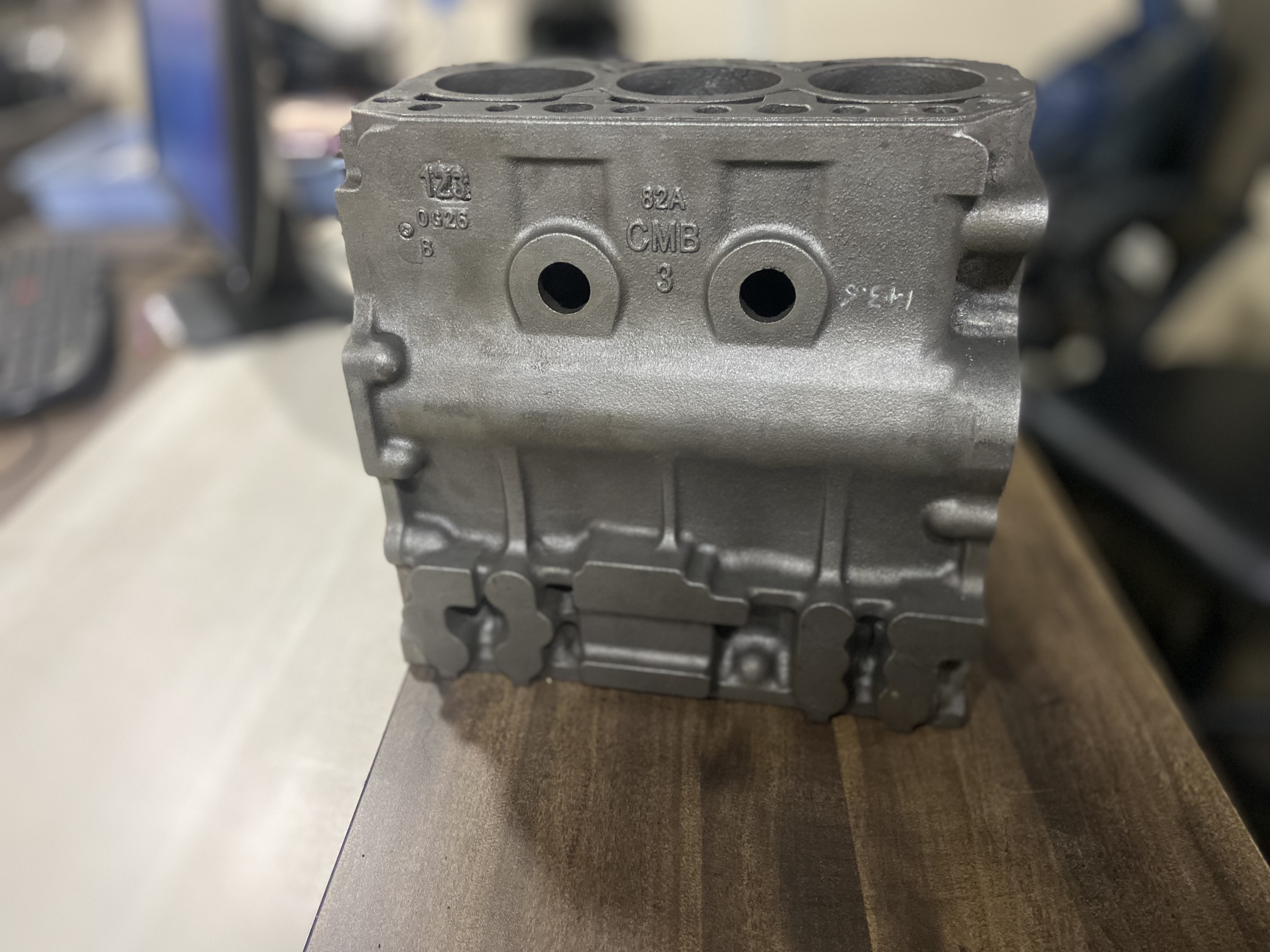 3-Cylinder Block Tooling – Core Box with Ejector System