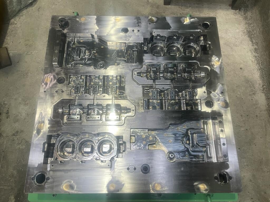 Cylinder Block – Complete Casting (Angled View)